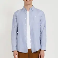 DOCKERS - Camisa Woven Refine End Delft