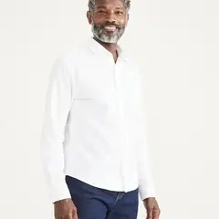 DOCKERS - Camisa Oxford Lucent White