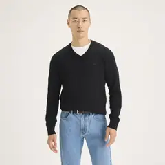 DOCKERS - Sweater V Neck Beautiful Black