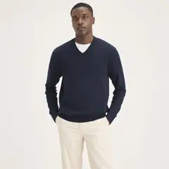 DOCKERS - Sweater V Neck Navy Blazer