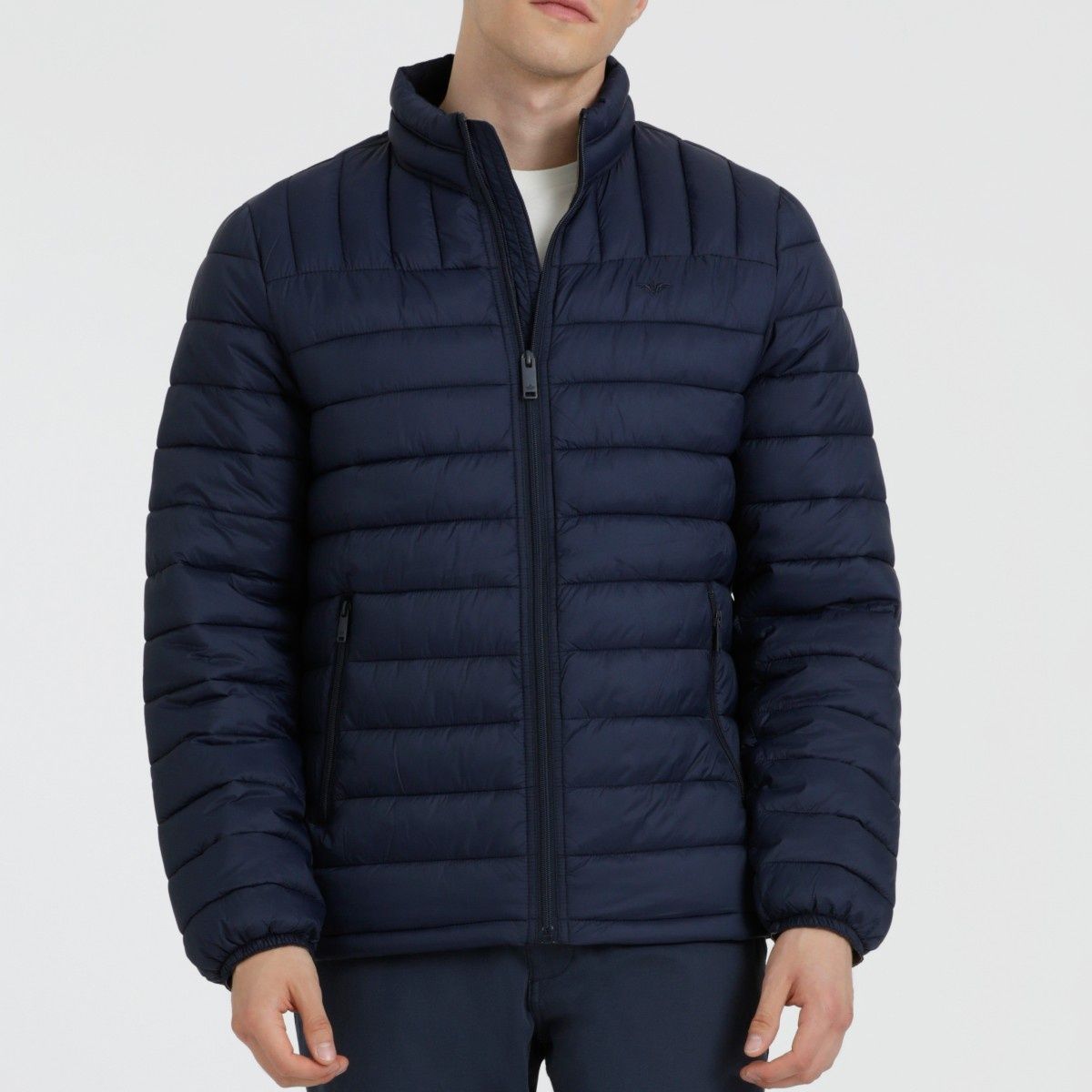 DOCKERS - Chaqueta Lightweight Nylon Packable Jacket-Idol Navy