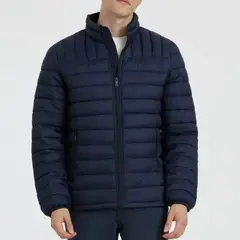 DOCKERS - Chaqueta Lightweight Nylon Packable Jacket-Idol Navy