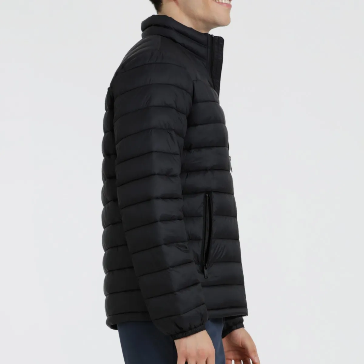 DOCKERS - Chaqueta Lightweight Nylon Packable Jacket-Idol Black