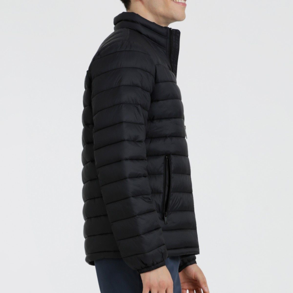 DOCKERS - Chaqueta Lightweight Nylon Packable Jacket-Idol Black