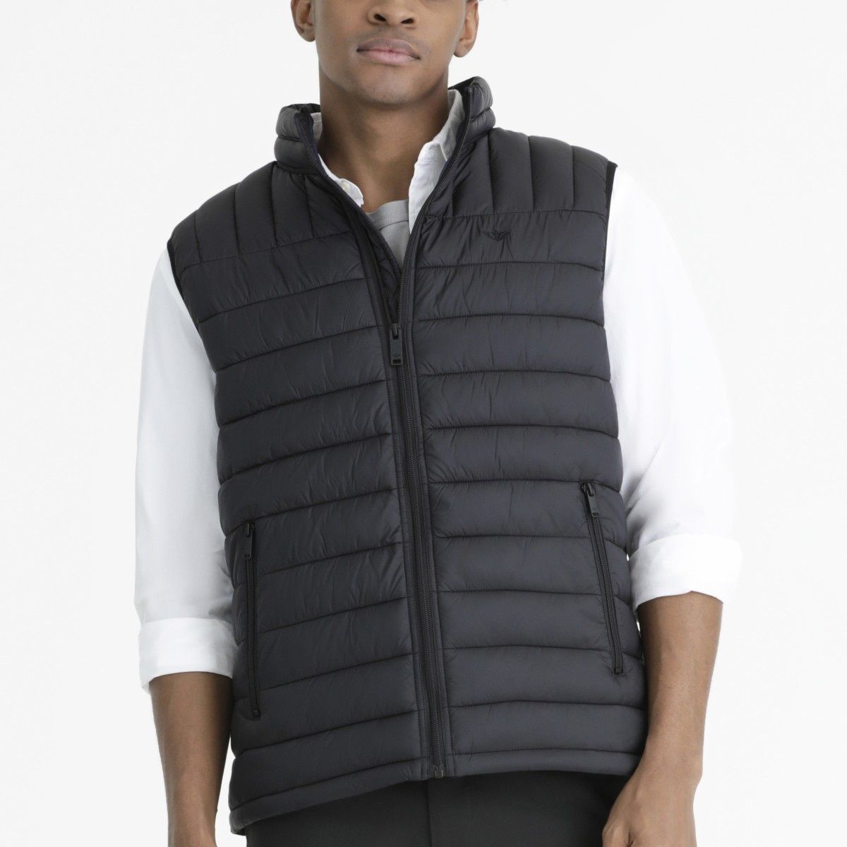 DOCKERS - Chaqueta Sin Mangas Packable Lightweight Regular Fit Negro