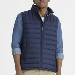 DOCKERS - Chaqueta Sin Mangas Packable Lightweight Regular Fit Azul