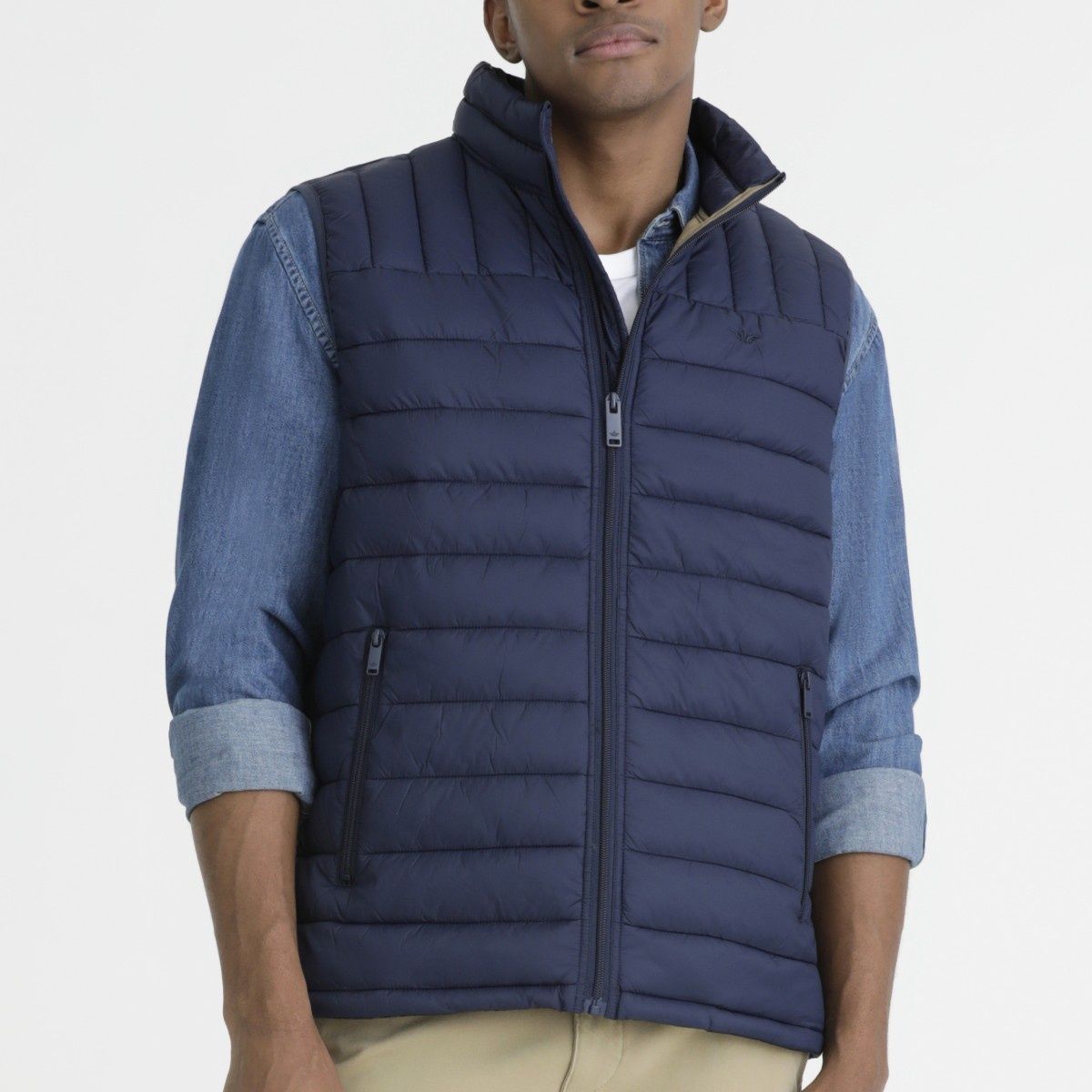 DOCKERS - Chaqueta Sin Mangas Packable Lightweight Regular Fit Azul