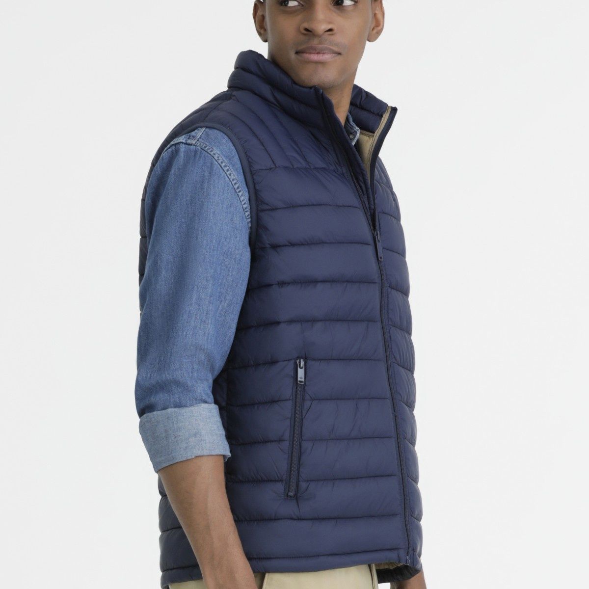 DOCKERS - Chaqueta Sin Mangas Packable Lightweight Regular Fit Azul