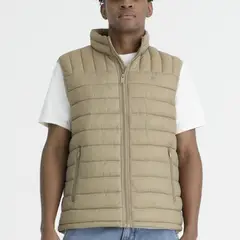 DOCKERS - Chaqueta Sin Mangas Packable Lightweight Regular Fit Khaki