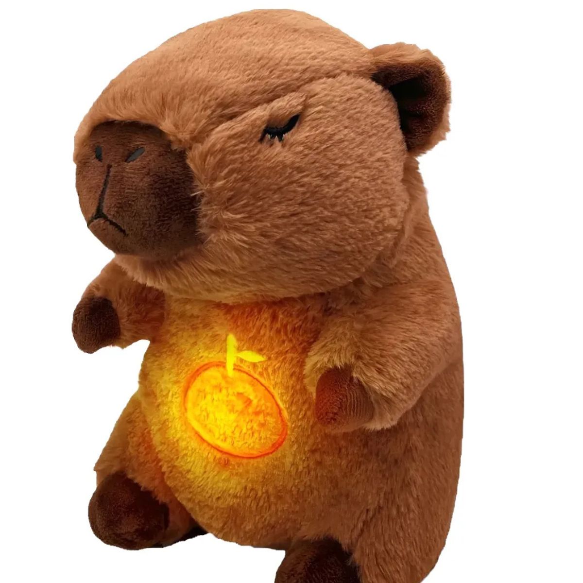 GENERICO - Peluche Capibara Que Respira ayuda Para Dormir y Calma La Ansiedad