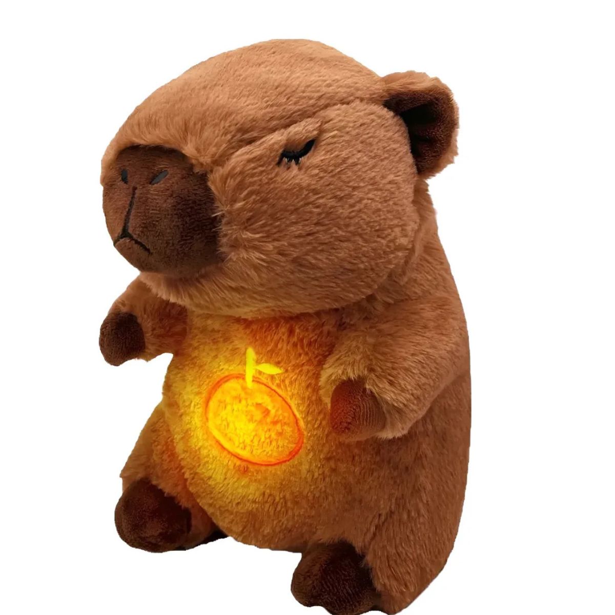 GENERICO - Peluche Capibara Que Respira ayuda Para Dormir y Calma La Ansiedad