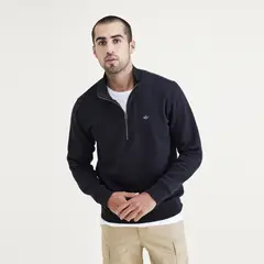 DOCKERS - Poleron 14 Zip Fleece Beautiful Black