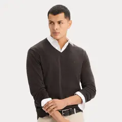 DOCKERS - Sweater V Neck Licorice