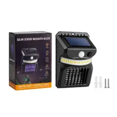 GENERICO - Lámpara Solar Mata Mosquitos con Sensor de Movimiento