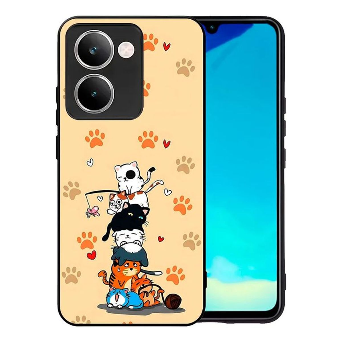 CARCASIA - Carcasa compatible con VIVO Y18 Diseño 23