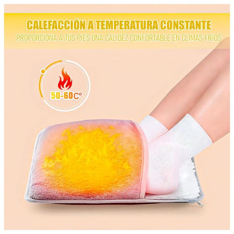 GENERICO Calienta Pies Eléctrico USB Ultra Soft