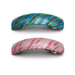 BIJOUTERIA LB20 SPA - Set De 2 Trabas Para El Pelo Promo A55 - Multicolor