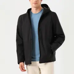 DOCKERS - Chaqueta Stretch Softshell Moder Hoodie Black
