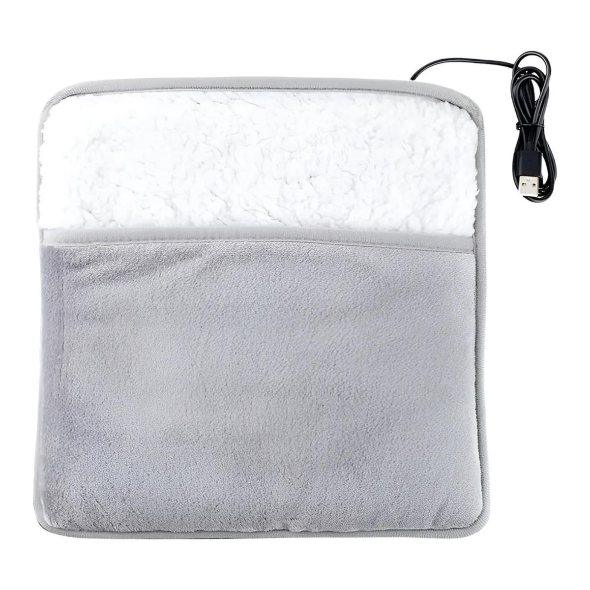 GENERICO - Calienta Pies Eléctrico USB Ultra Soft