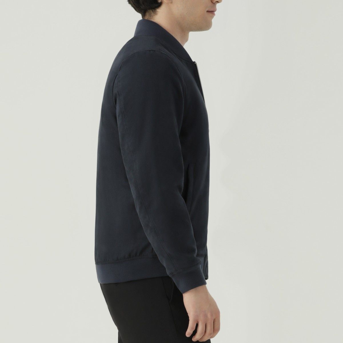 DOCKERS - Chaqueta Bomber With Rib Azul Marino