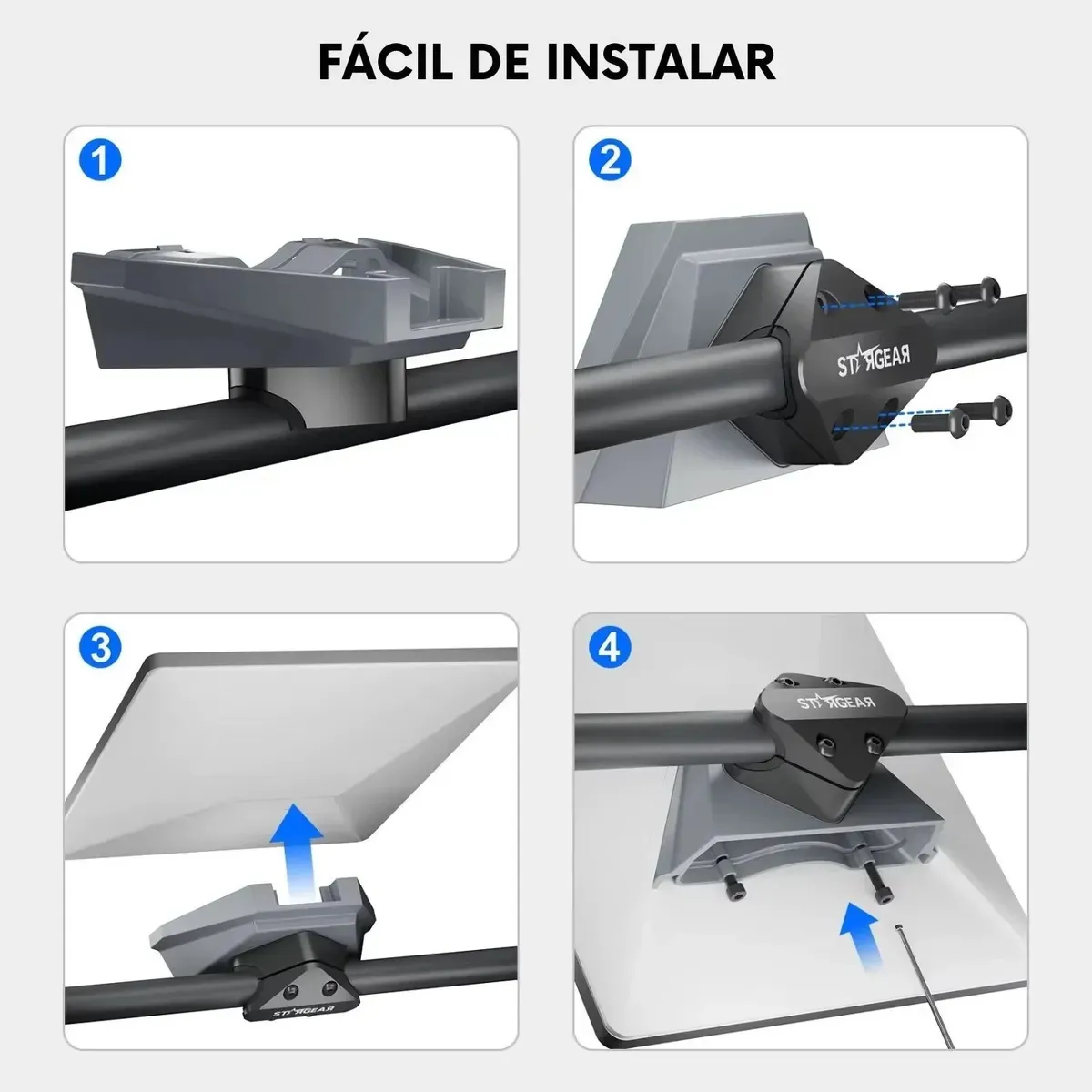 STAR GEAR - Soporte Para Tubos De Antena Starlink Mini Montaje Antirrobo