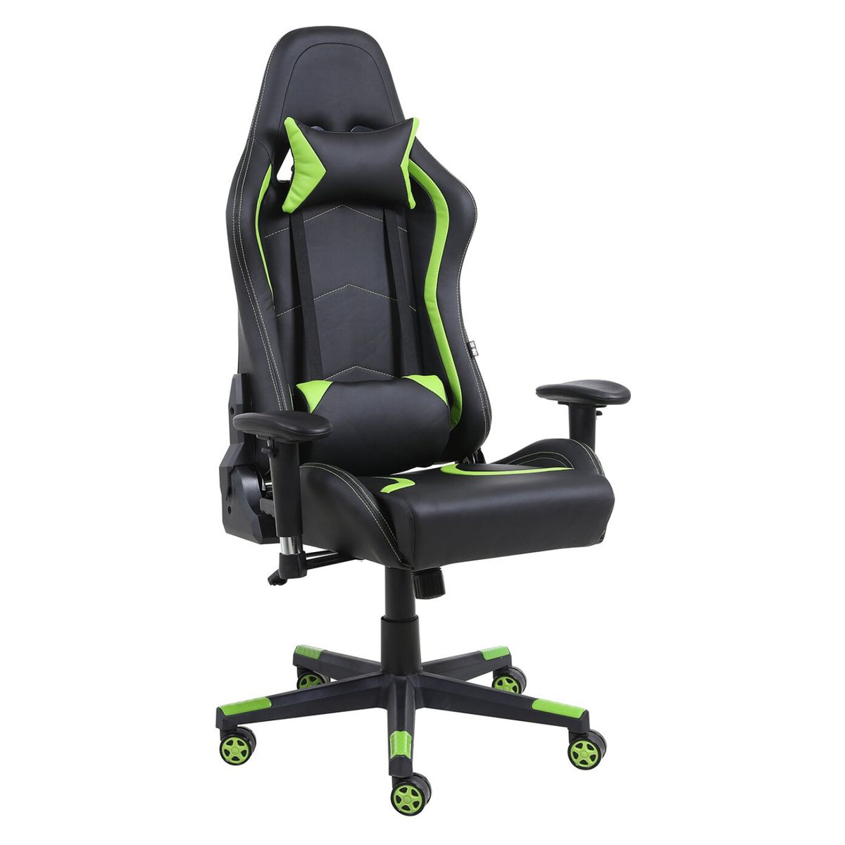 CONTATTO - Silla Gamer Switch Verde reclinación 180