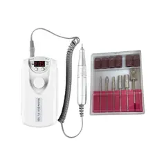 GENERICO - Torno Pulidor De Uñas Inalámbrico Mobile Drill 101 Rosado 35000 RPM