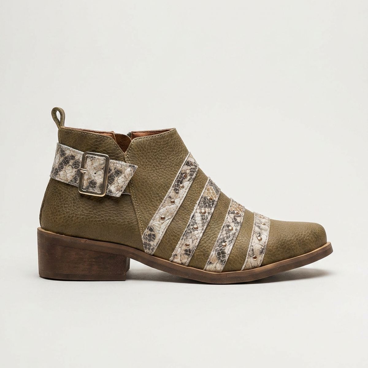 GIANI DAFIRENZE - Botin Mujer / Pardillo Verde Print