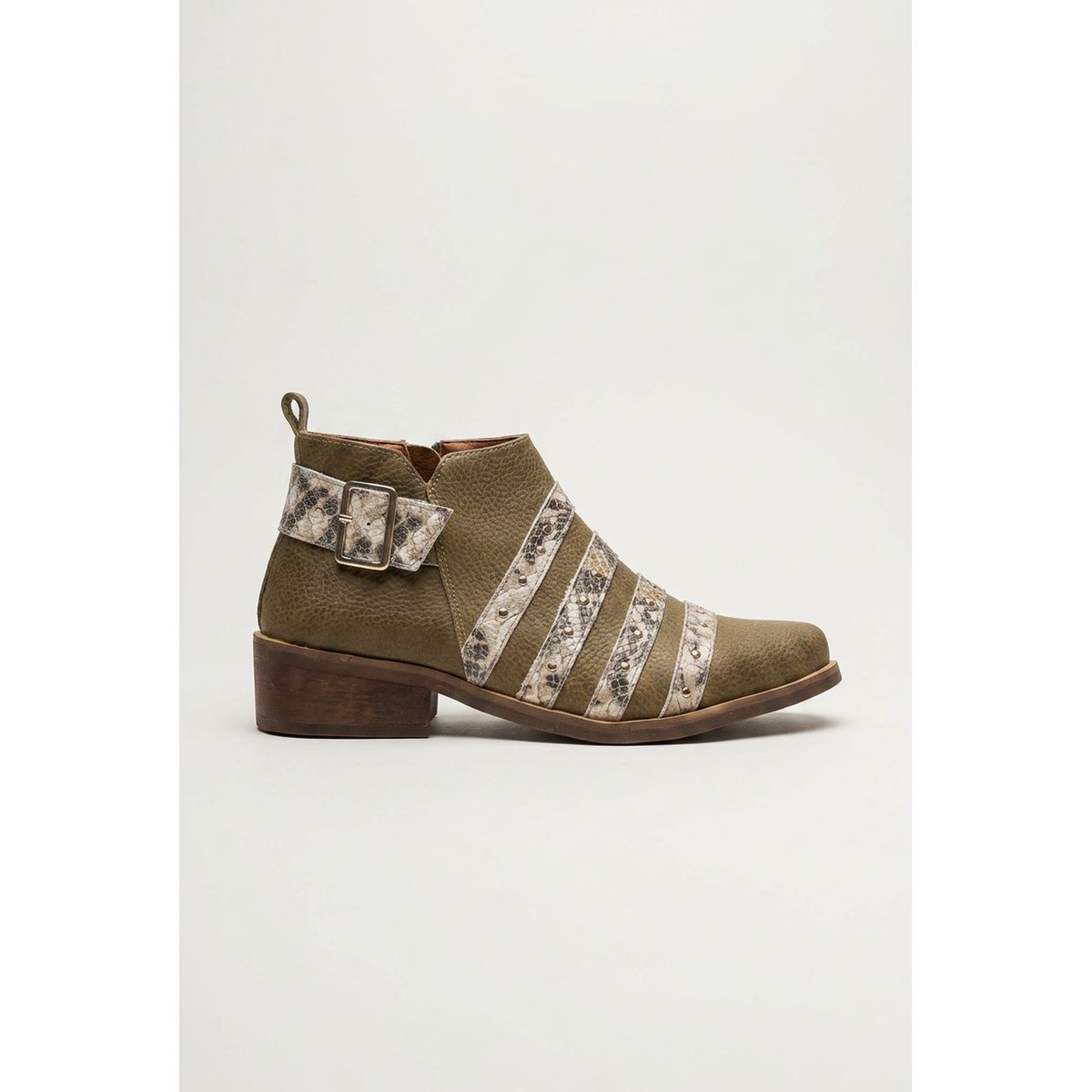 GIANI DAFIRENZE - Botin Mujer / Pardillo Verde Print