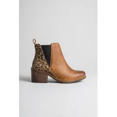 GIANI DAFIRENZE - Botin Mujer / Suiriri Camel Print