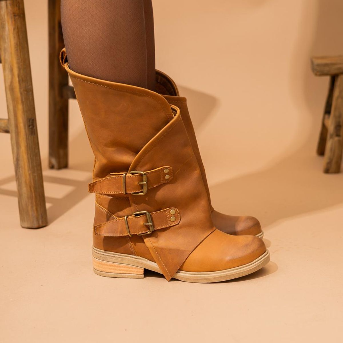 GIANI DAFIRENZE - Bota Mujer / Batitu Camel