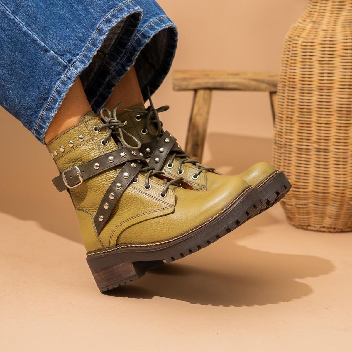 GIANI DAFIRENZE - Botin Mujer / Serin Verde