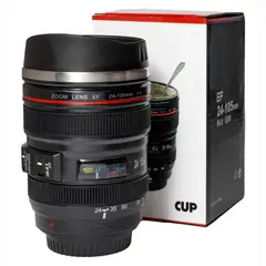 GENERICO - Vaso Termo Forma Lente Cámara 400ML