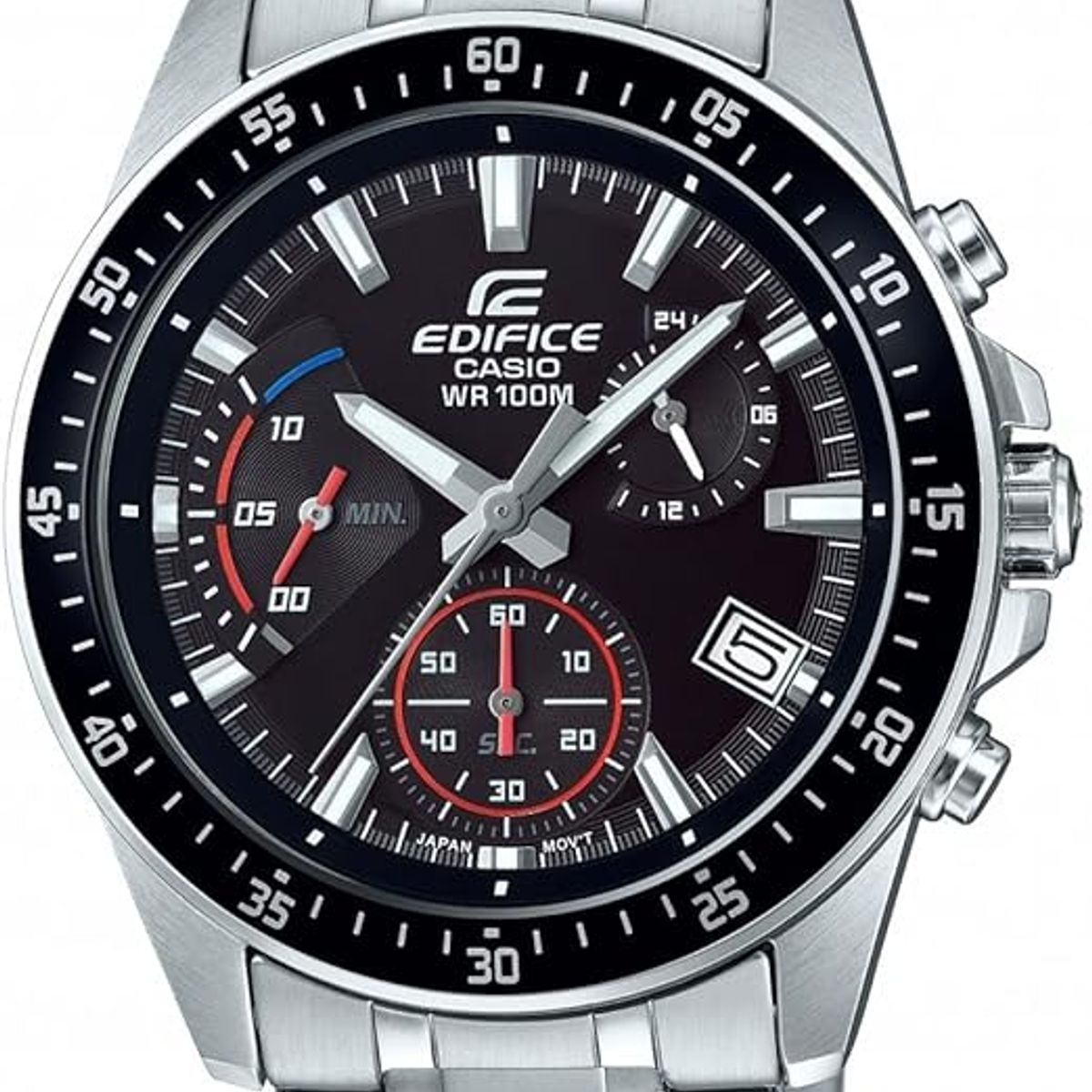 CASIO - RELOJ CASIO EDIFICE EFV540D-1Av HOMBRE ANALOGO METAL WR100M