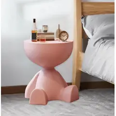 GENERICO - Mesa De Arrimo Multifuncional Con Compartimento Organizador 37x41