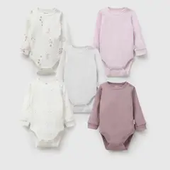 COLLOKY - Set Body Bebé Niña Púrpura