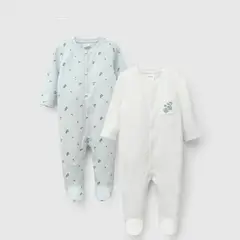 COLLOKY - Oso polycotton niña celeste RN a 6-9M