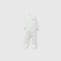 COLLOKY - Osito Bebé Rib Blanco