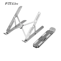 GENERICO - Soporte Notebook Aluminio Portatil Ajustable Y Plegable