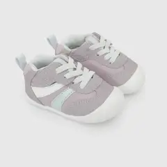 COLLOKY - Zapatilla velcro niña morado 17-20