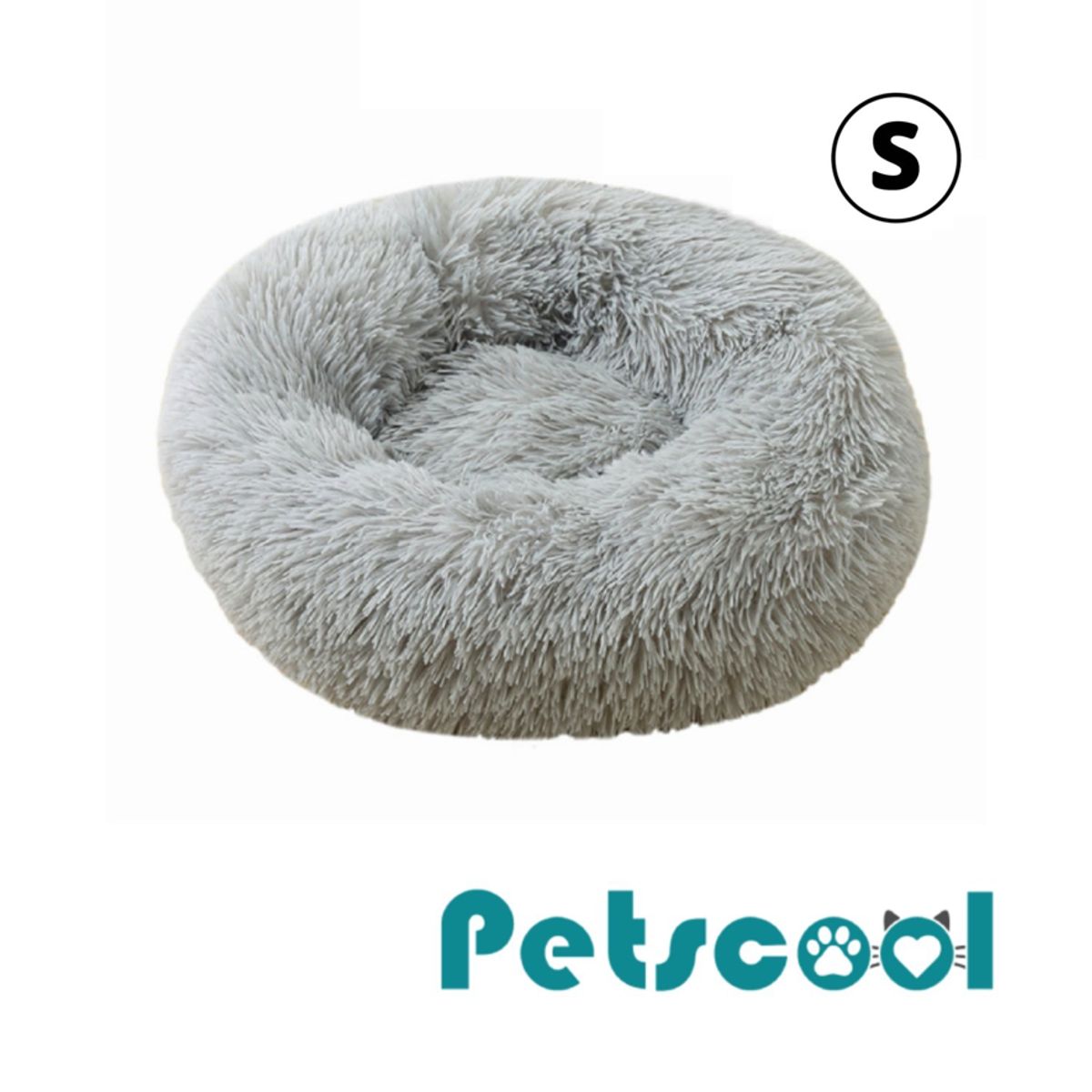 KIDSCOOL - Cama Nido Relajante Para Mascotas S Gris 50 cm Antiansiedad