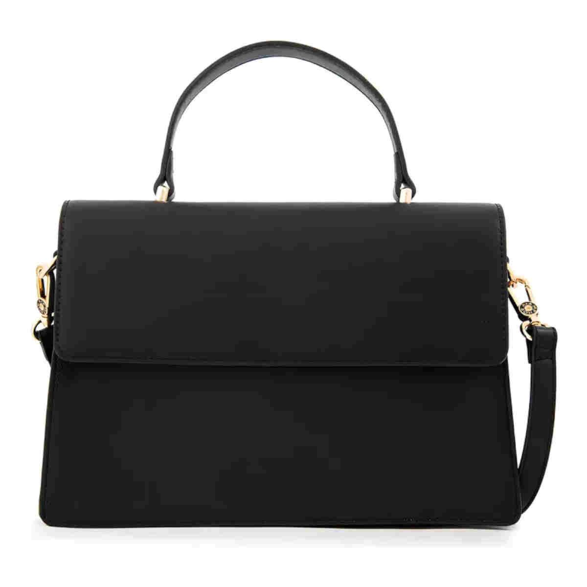 GENERICO - Bolso Suécia de Símil Cuero Negro para Mujer BELUG