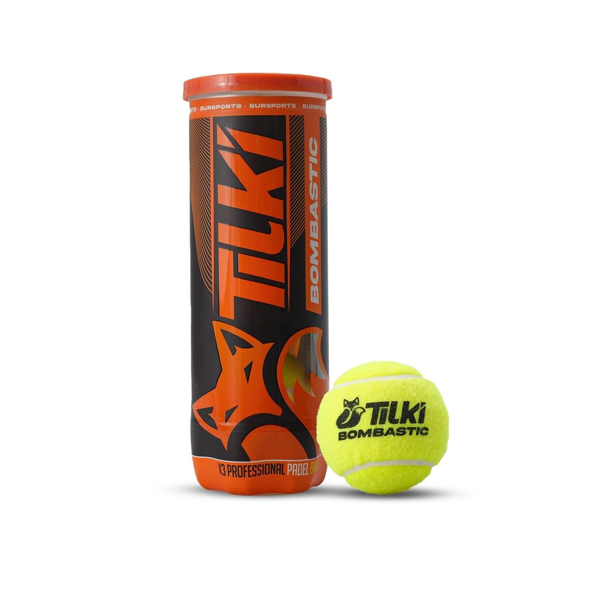 GENERICO - Tarro de Pelota Tilki Padel Bombastic X3