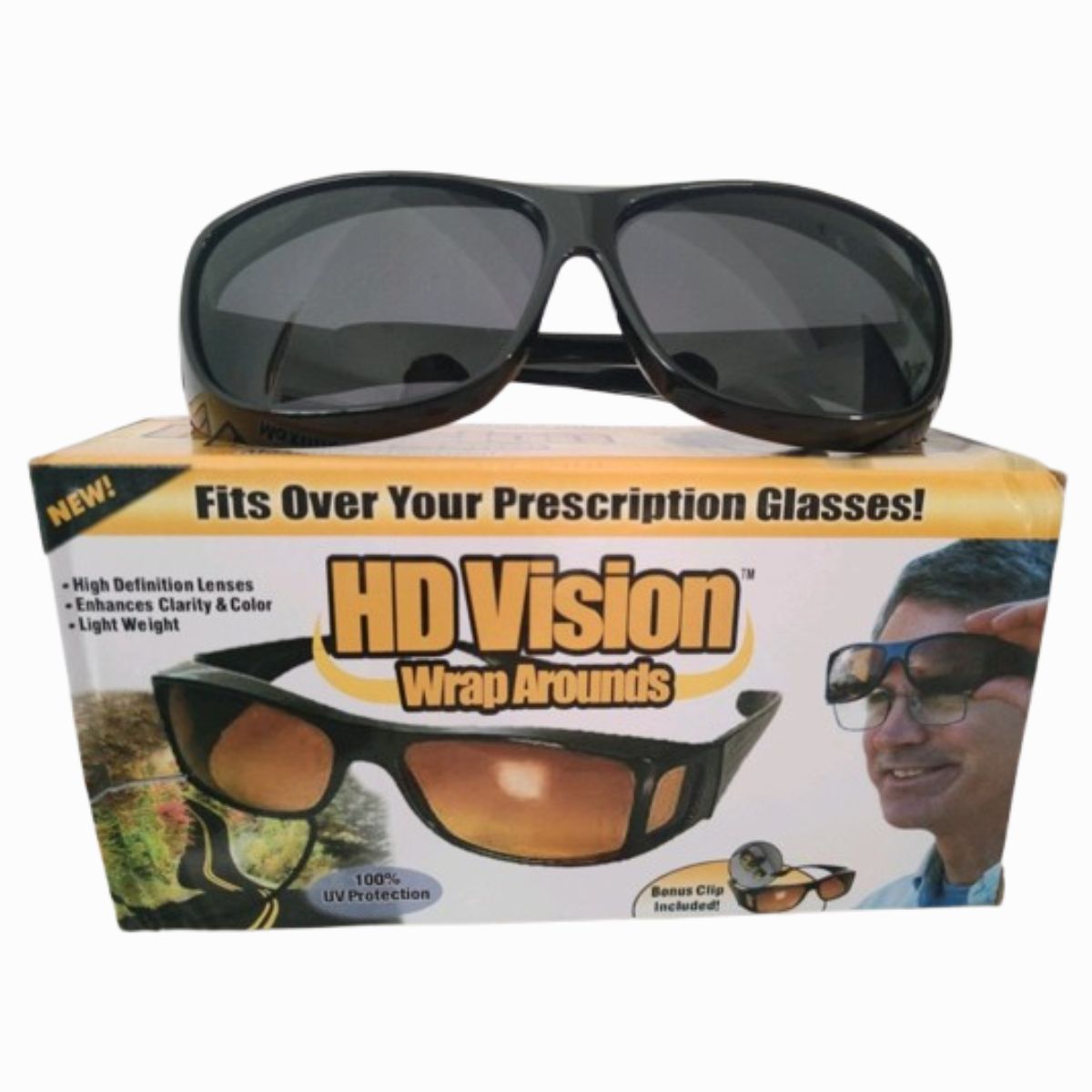 GENERICO - Par Lentes HD Visión Wrap Around
