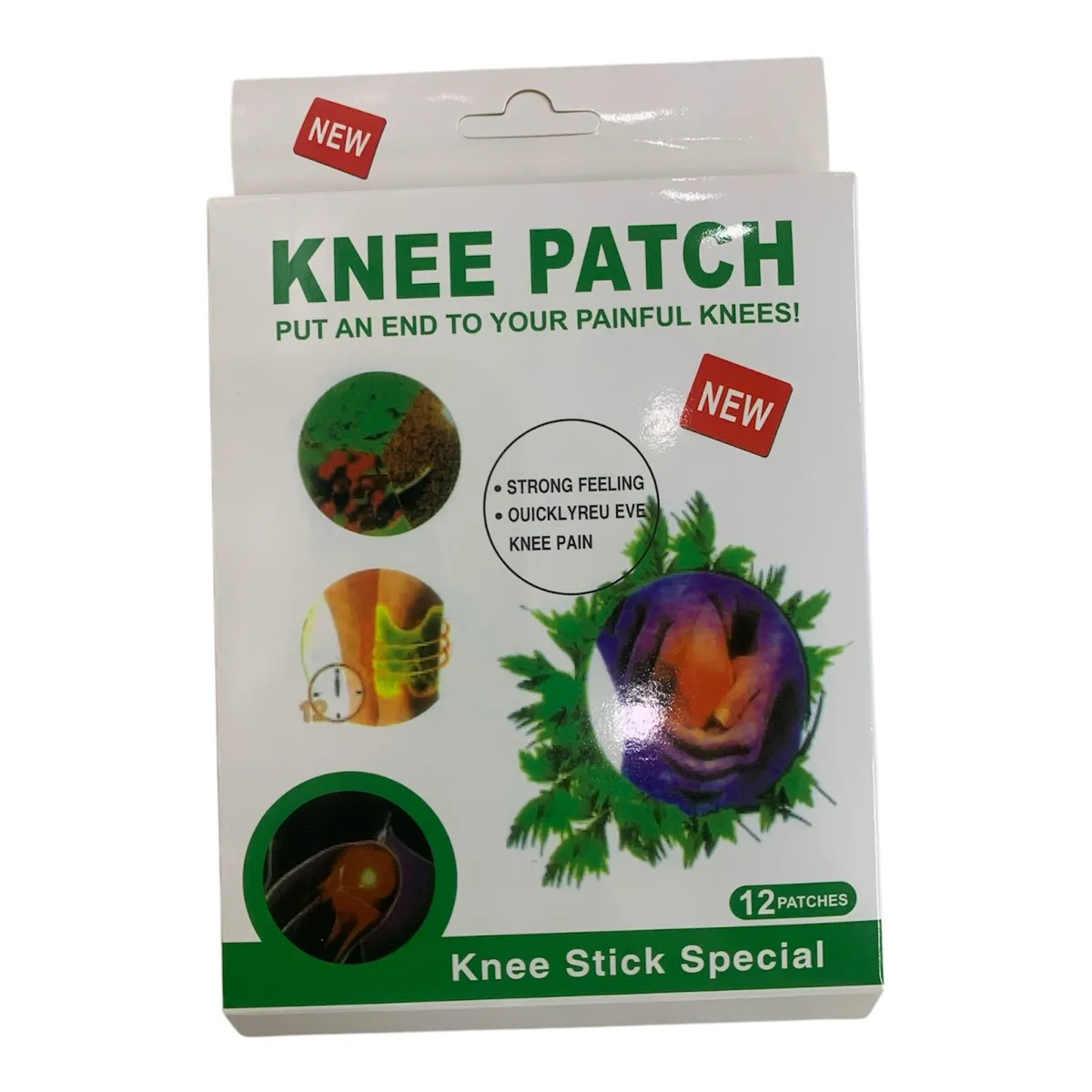 GENERICO - Parches Alivia Dolores De Rodillas Knee Patch 12 Parches