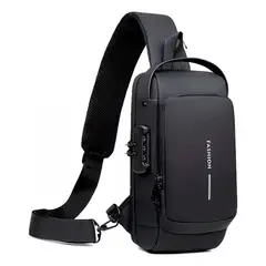GENERICO - Mochila Impermeable Bolsos Para Hombre Antirrobo Con Carga B BELUG
