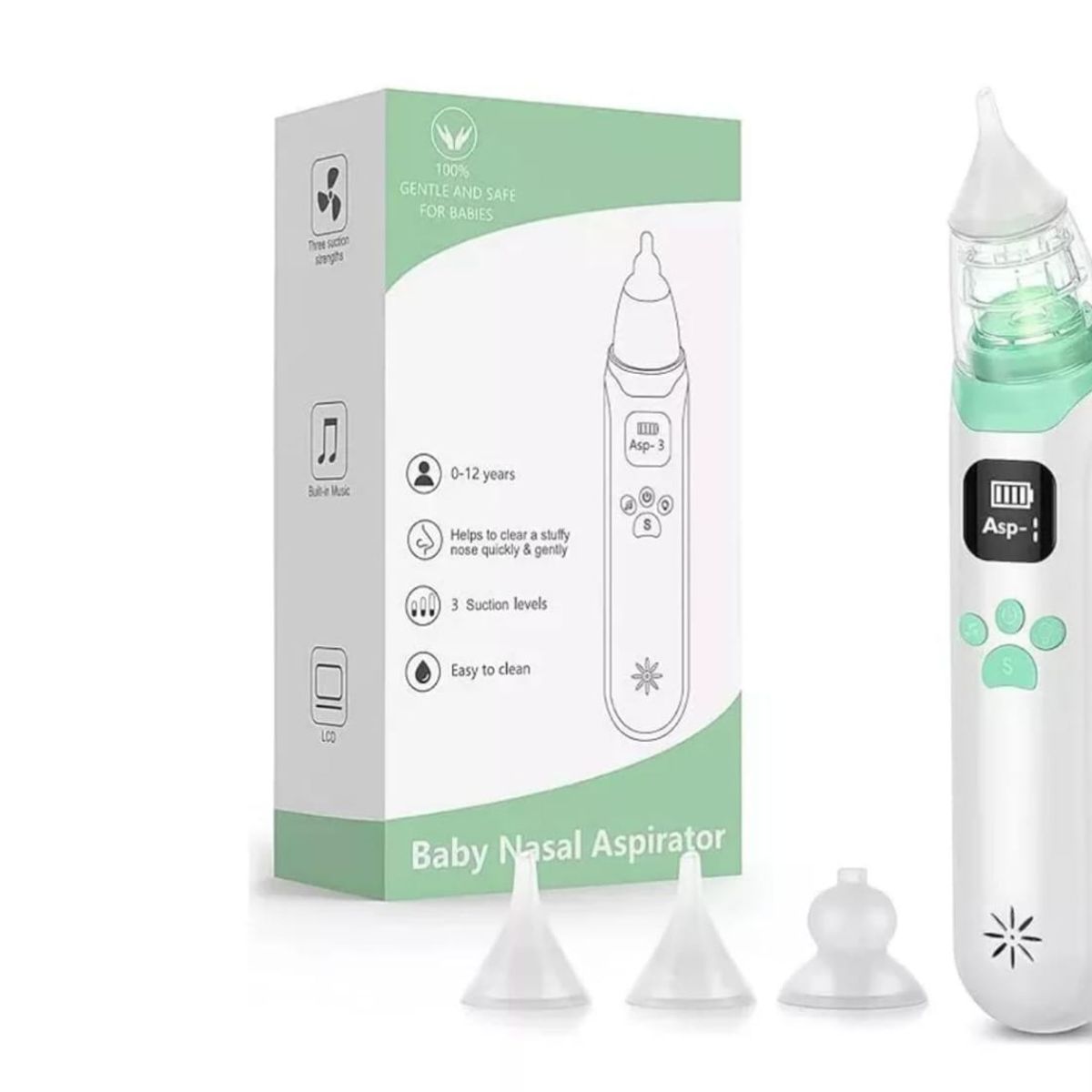 GENERICO - Aspirador Nasal Electrico, Genérico Para Bebés