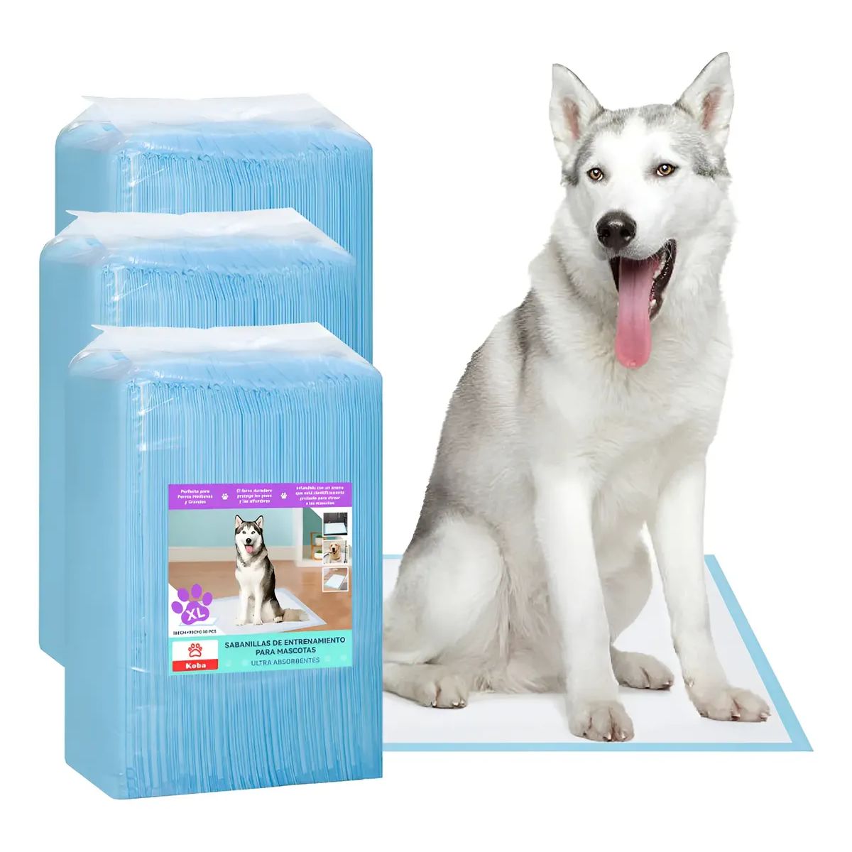 GENERICO - 90 Pañales Sabanillas Entrenamiento Perro Mascota Xl 90x60cm