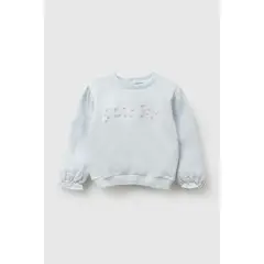 COLLOKY - Poleron Celeste Niña 6-9M a 4-5A