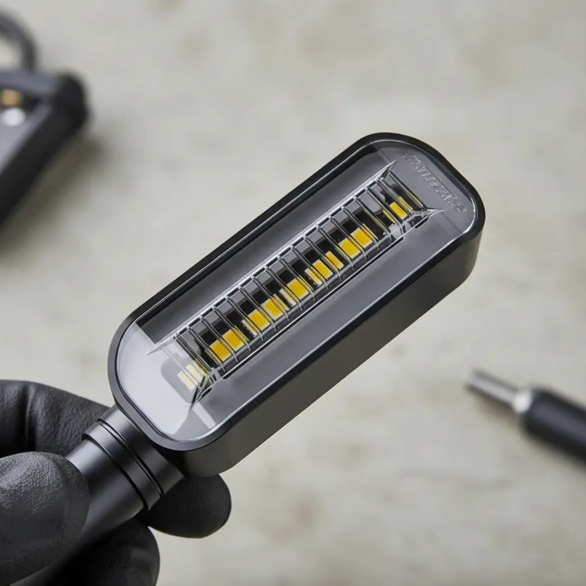 OEM - Luz Led Señal De Freno Giro para Motocicleta Led 2 Piezas color rojo